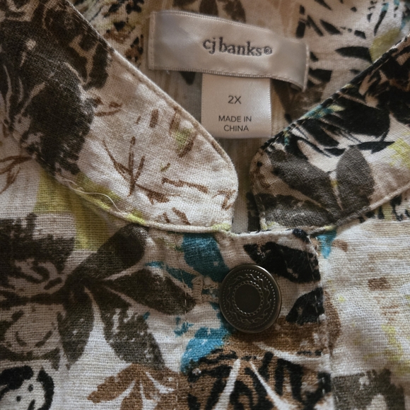 CJ Banks Multicolor Patterned Jacket - Picture 5 of 5